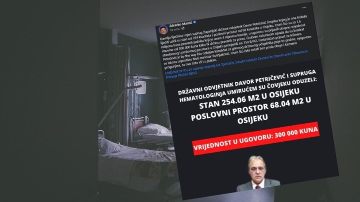 Mamić optužuje suce i odvjetnike: Čovjeku su na smrtnoj postelji oteli imovinu vrijednu 1,6 milijuna kuna