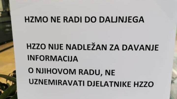 HZMO komentirao sporni natpis iz Umaga: "Poruka je sporna i neprimjerena, ali mi ju nismo postavili"