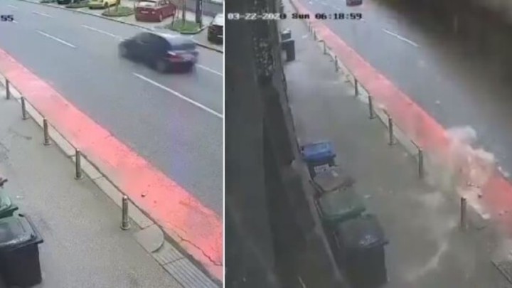 [VIDEO] Sekunde ga dijelile od tragedije: Pogledajte kako je vozač za dlaku izbjegao najgore u centru Zagreba