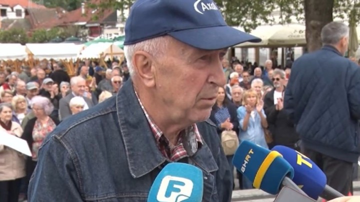 Umirovljenici u susjedstvu opet prosvjedovali: 'Da nas tretiraju kao ljude, ne bismo bili ovdje'