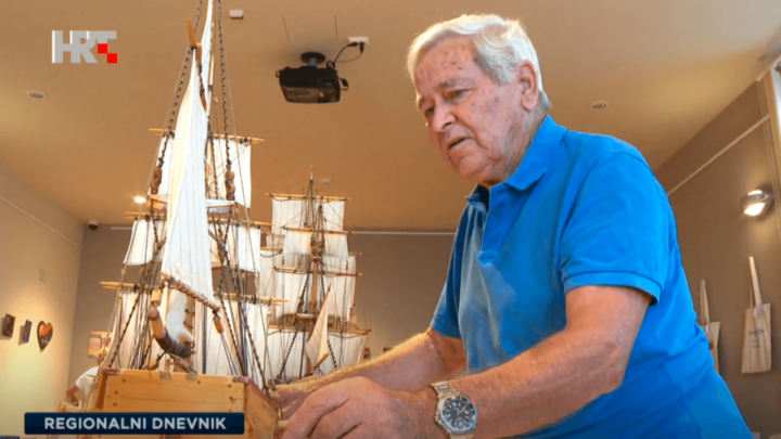 Andrija (85) već 20 godina izrađuje makete brodova: 'Najdraža mi je moja batana'