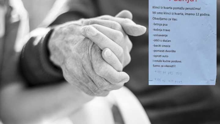 Dječaci iz jednog zagrebačkog kvarta odlučili pomoći umirovljenicima: 'Sami su došli na ideju'