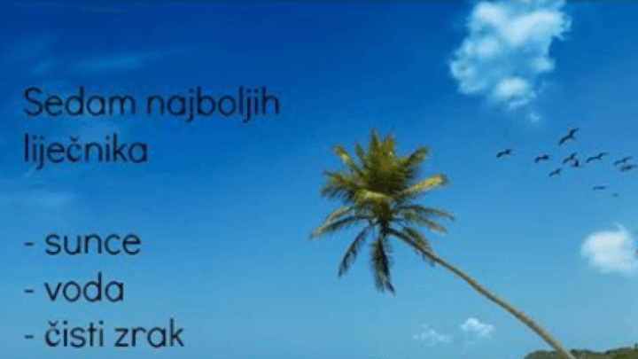 Lijek je: more, sunce, dobra knjiga, druženje s unucima...
