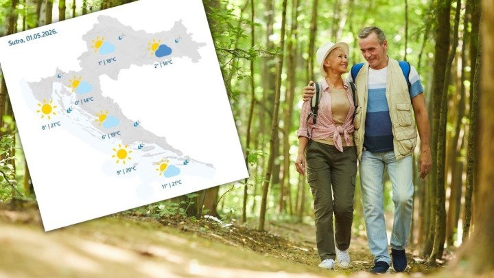 DHMZ objavio prognozu za Praznik rada: 'Pretežno sunčano, ponegdje umjerena naoblaka'