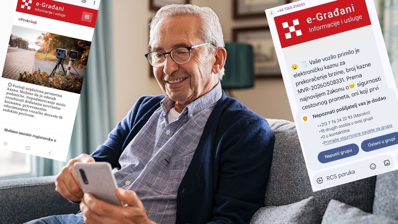 Umirovljenici, ne nasjedajte na ove poruke: 'Stižu kao lažne obavijesti e-Građana'