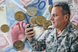 Mirovine djelatnih vojnih osoba i policije: U šest godina rasle su za 420 eura
