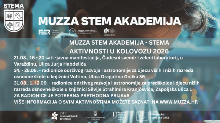 Interaktivno učenje u Varaždinu i Zagrebu: Sudjelujte u besplatnim STEM događanjima!