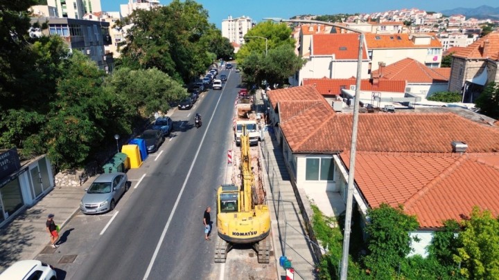 Galerija gradilišta: Tehnogradnja glavnu prometnicu Dubrovnika pretvara u top zelenu aleju