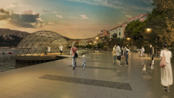 Velika transformacija hrvatskog otoka: GP Krk za 8 milijuna eura gradi rivu s plutajućom pozornicom