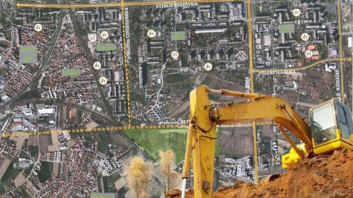 Produženje ulice u Novom Zagrebu ide dalje: Spojit će Vatikansku i Podbrežje, cesta će prolaziti ispod pruge