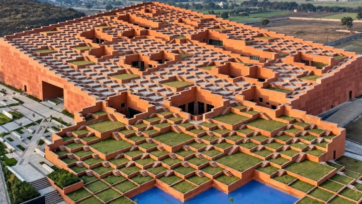Sveučilište kao iz Minecrafta! Ima 463 zelena bloka, a na krovu vrt koji se transformira u mega amfiteatar