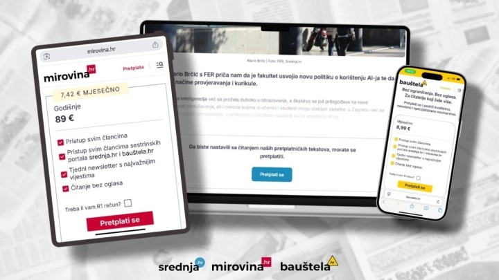 Naša pretplata je jedan od najboljih digitalnih projekata u Hrvatskoj