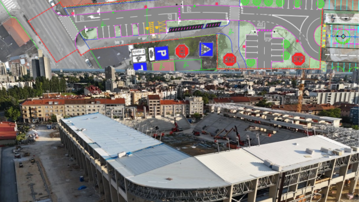 Zagreb gradi novu cestu do stadiona i kazališta: Bit će duga 114 metara, a imat će i posebnu opremu